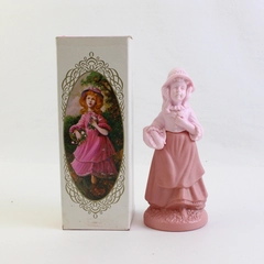 Vintage Avon Little Pink Blue Decanter Somewhere Cologne (Full Bottle, 3 Oz)