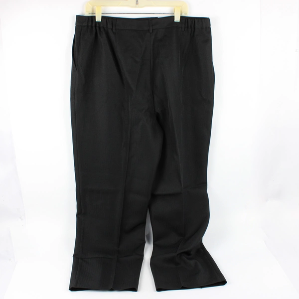 Lester Square Women's 18 Black Pleated Dress Pants