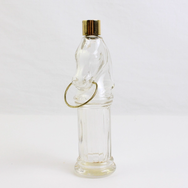 Lot Of 2 Vtg Avon Pony Post Miniature Decanter Spicy After Shave (Empty Bottle)