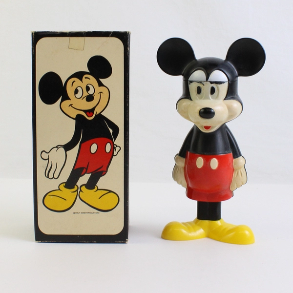Vintage Avon Mickey Mouse Decanter Bubble Bath (Full Bottle, 4.5 Oz)
