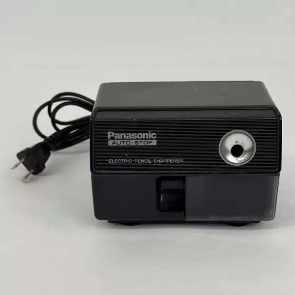 Panasonic Model KP 110 Auto Stop Electric Pencil Sharpener Desk Top Suction Feet