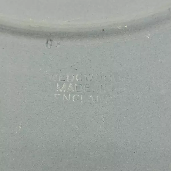 VTG Wedgwood Blue Jasperware 9.5 Inch Cake Plate Neoclassical Made In England