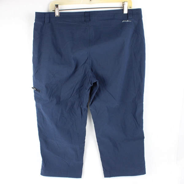 Eddie Bauer Women's 16 Navy Hiking Capri Pants