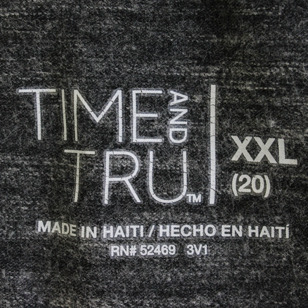 Time and Tru Women's XXL Heather Gray Leggings