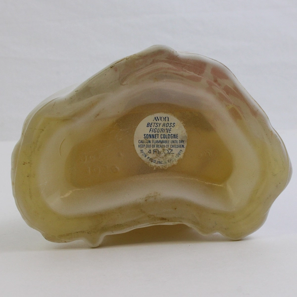 Vintage Avon Betsy Ross Decanter Sonnet Cologne (Full Bottle, 4 Oz)