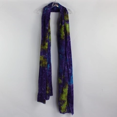 Purple Green and Blue Tie-Dye Fabric 2.5 yd x 38" W