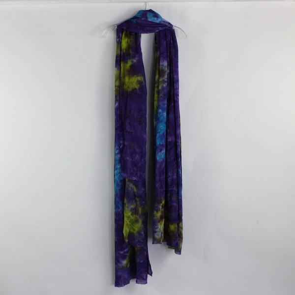 Purple Green and Blue Tie-Dye Fabric 2.5 yd x 38" W