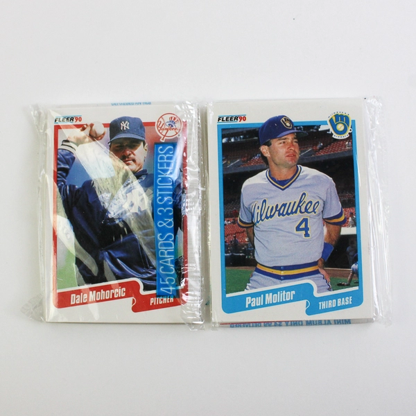 Lot of 16 1990 Fleer Baseball Trading Cards Sealed