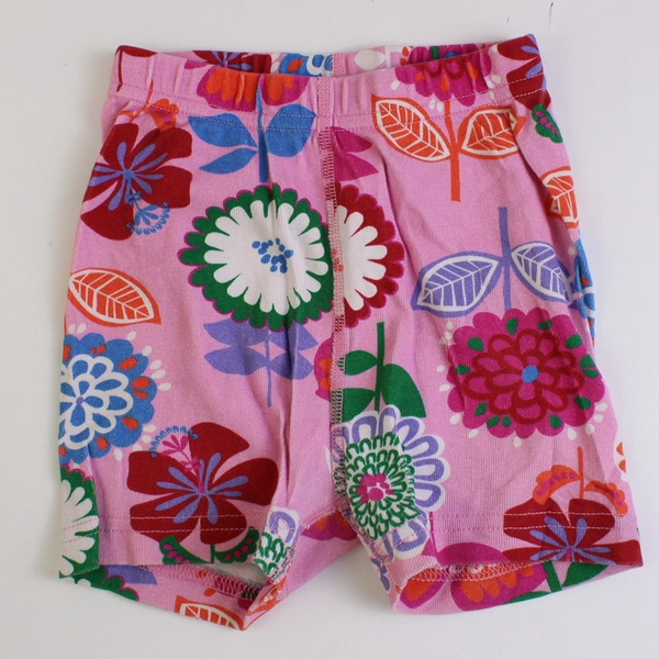 Hanna Andersson Child US 4 Floral 100% Cotton Top and Short Set