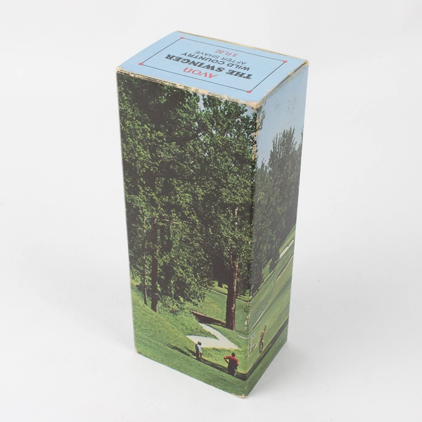 Vintage Avon The Swinger Decanter Wild Country After Shave (Empty Bottle, 5 Oz)