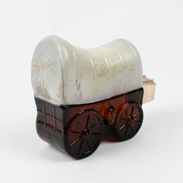 Vintage Avon Covered Wagon Decanter Spice After Shave (Empty Bottle, 6 Oz)