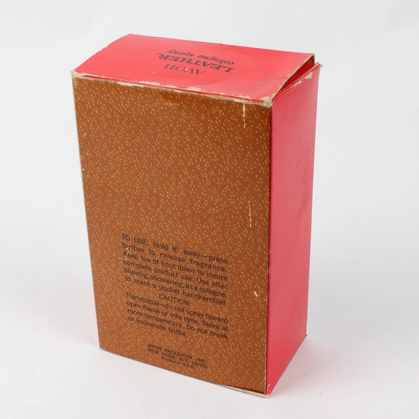 Vintage Avon Boot Decanter Leather Cologne Spray (Empty Bottle, 3 Oz)