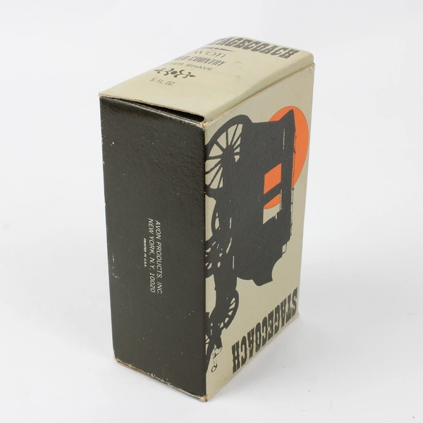 Vintage Avon Stagecoach Decanter Wild Country After Shave (Empty Bottle, 5 Oz)