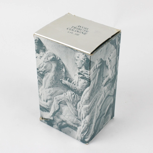 Vintage Avon The Horsemen Decanter Tribute Cologne (Full Bottle, 6 Oz)