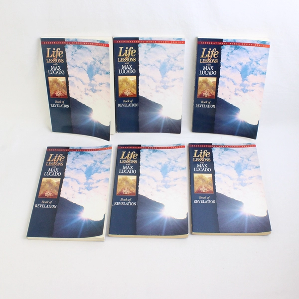 Lot of 6 Life Lessons by Max Lucado Book of Revelation Bible Study Series 1997 