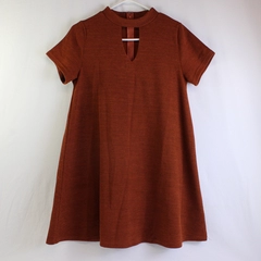 She + Sky Women's Brown Knit Mid-Length Dress Size M