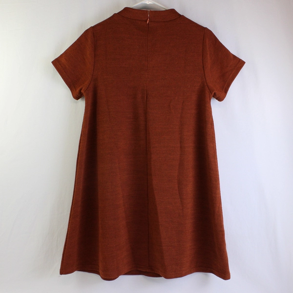 She + Sky Women's Brown Knit Mid-Length Dress Size M
