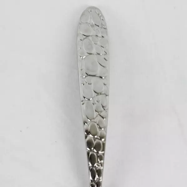 Lot of 5 Fortunoff Stainless Steel 18/8 Pebbled Dinner Fork