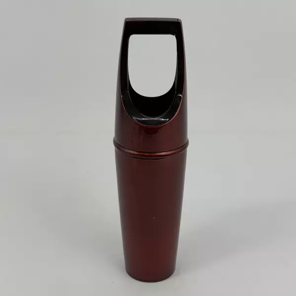 Red Japanese Lacquerware Hanging Flower Vase