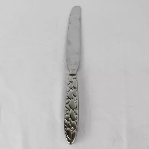 Lot of 4 Fortunoff Stainless Steel Korea 18/8 Pebbled Dinner Knife