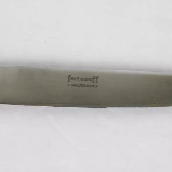 Lot of 4 Fortunoff Stainless Steel Korea 18/8 Pebbled Dinner Knife