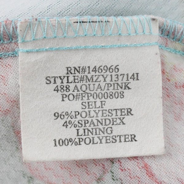 Crystal Doll Junior's Size 1 Floral Halter Neck Dress with Zippered Back