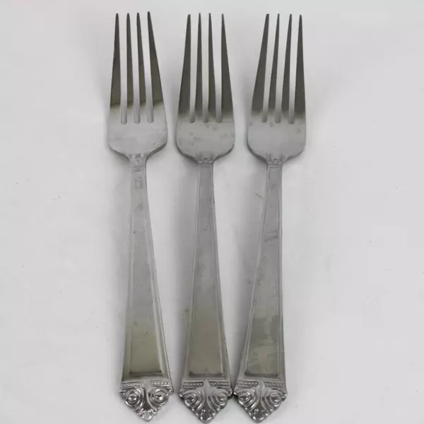 Lot of 3 Oneida (Stainless) Dinner Forks in the Pattern Eave