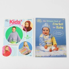 Lot of 2 American School of Needlework Crochet Books for Babies & Kids