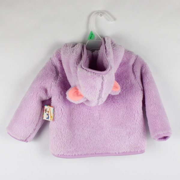 Garanimals Toddler 6-9M Purple Furry Fleece Jacket 