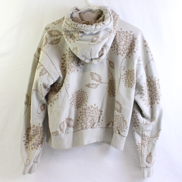 Brixton Beige Floral Print Pullover Hoodie Women's Small