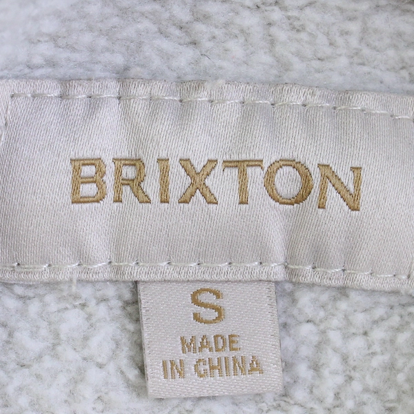 Brixton Beige Floral Print Pullover Hoodie Women's Small