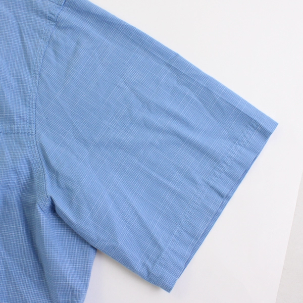 G.H. Bass & Co. Blue Short-Sleeve Button-Down Men's 2XL