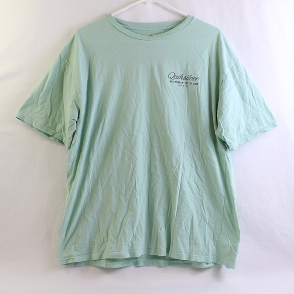 Quiksilver Waterman Collection Seafoam Green T-Shirt Men's Large