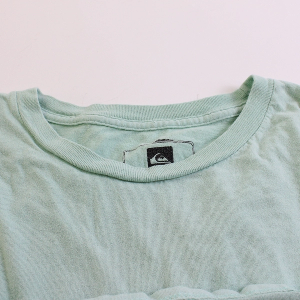 Quiksilver Waterman Collection Seafoam Green T-Shirt Men's Large