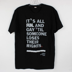 Tultex Blend Black Graphic T-Shirt Women's Size Medium  