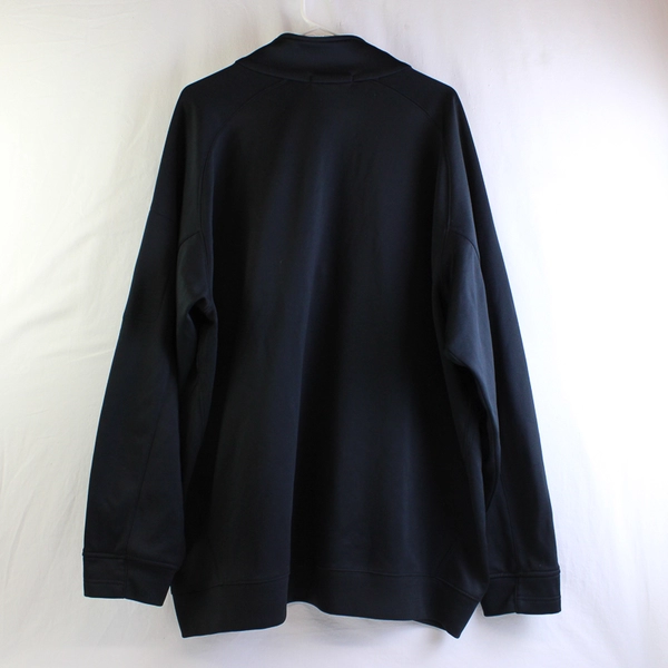 Jennings McCall Embroidered Black 1/4-Zip Mock Neck Track Jacket Men's 3XL