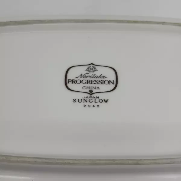 MCM Noritake Progression Sunglow Oval Serving Bowl 9042