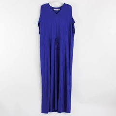 Sejour Indigo Drawstring Waist Tunic Dress Women's Size 2X