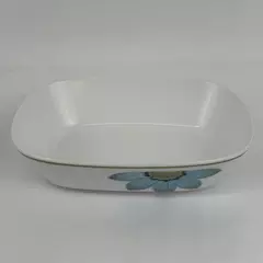 Noritake UP-SA Daisy 9.75" Oval Vegetable Bowl Blue Daisies
