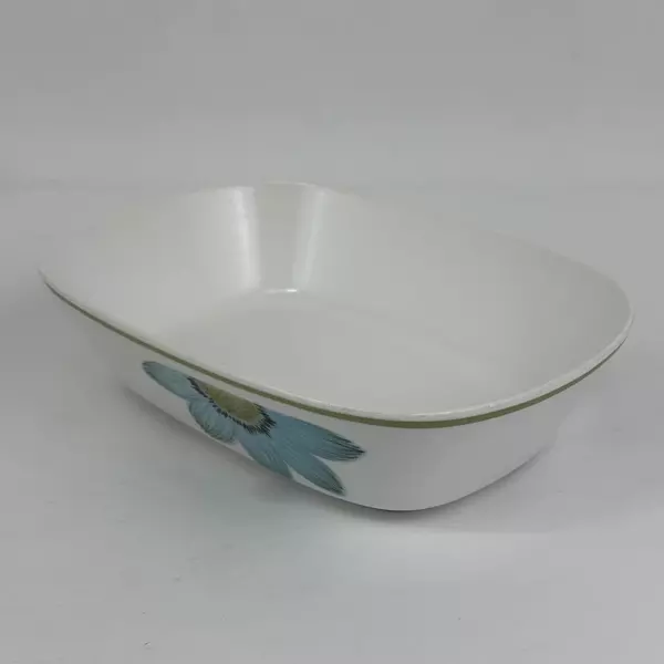 Noritake UP-SA Daisy 9.75" Oval Vegetable Bowl Blue Daisies