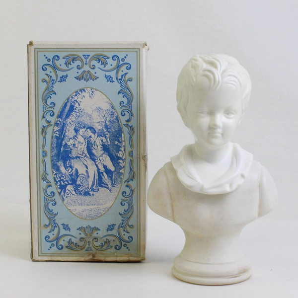 Vintage Avon Young Boy Decanter Moonwind Foaming Bath Oil (Empty Bottle, 4 Oz)