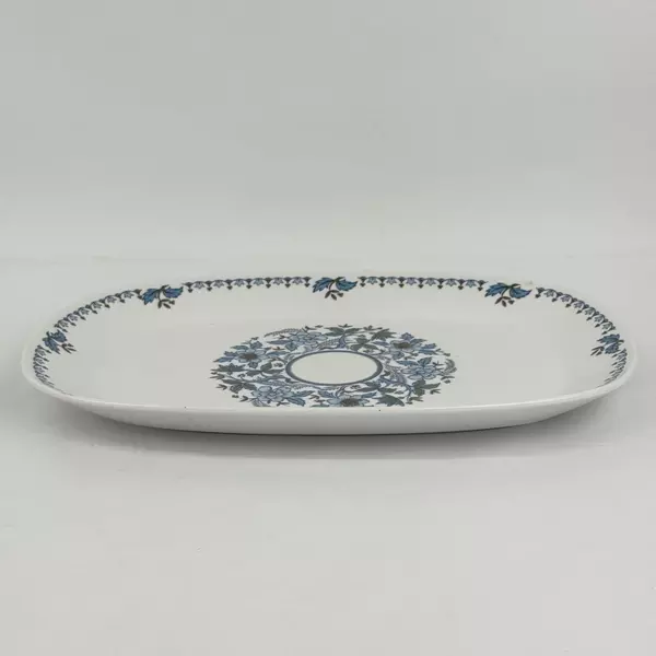 Vintage Noritake Progression Blue Moon Serving Platter 13.5 inch