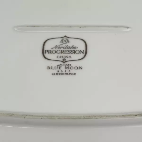 Vintage Noritake Progression Blue Moon Serving Platter 13.5 inch