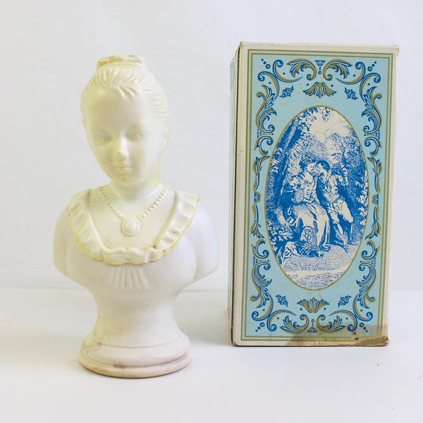 Vintage Avon Young Girl Decanter Moonwind Foaming Bath Oil (Empty Bottle, 4 Oz)