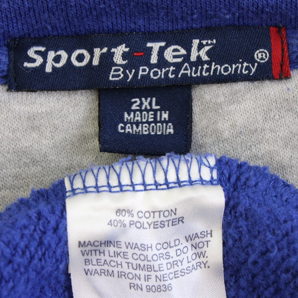 Vernonia High School Loggers Oregon 1/4-Zip Blue Sweatshirt Men's 2XL