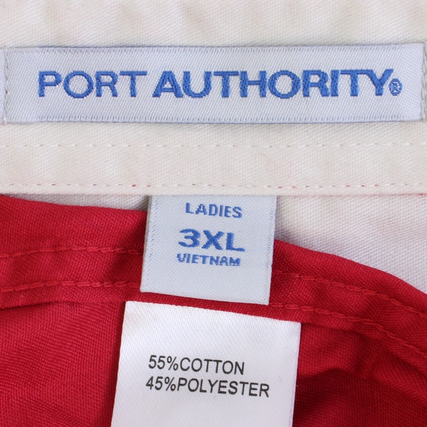 Port Authority Masonic College 2014 Red Short-Sleeve Button-Up Women's 3XL