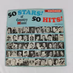 50 Stars! 50 Hits! Of Country Music 1966 Mono 2x 12" LP Vinyl Record CMS