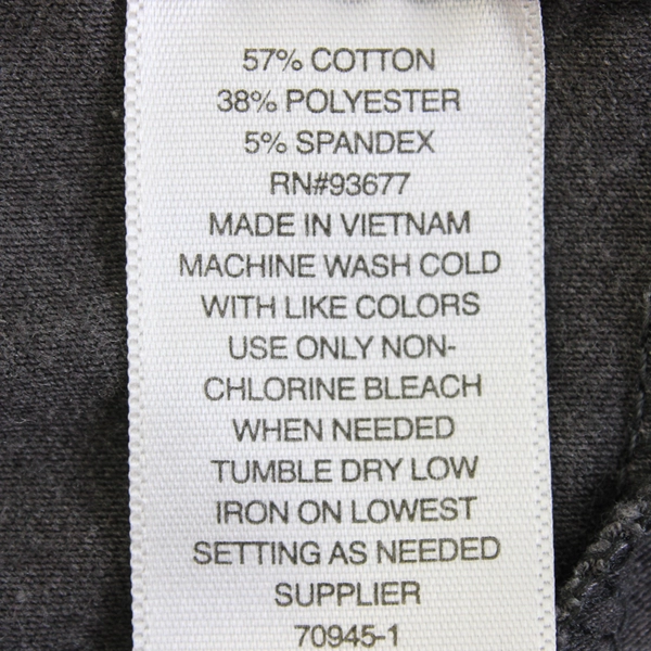 A.n.a A New Approach Leggings Women's Size XL Gray Solid Elastic Waist