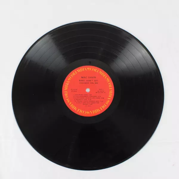 Mac Davis Baby Don't Get Hooked On Me LP 1972 CBS Vintage Vinyl