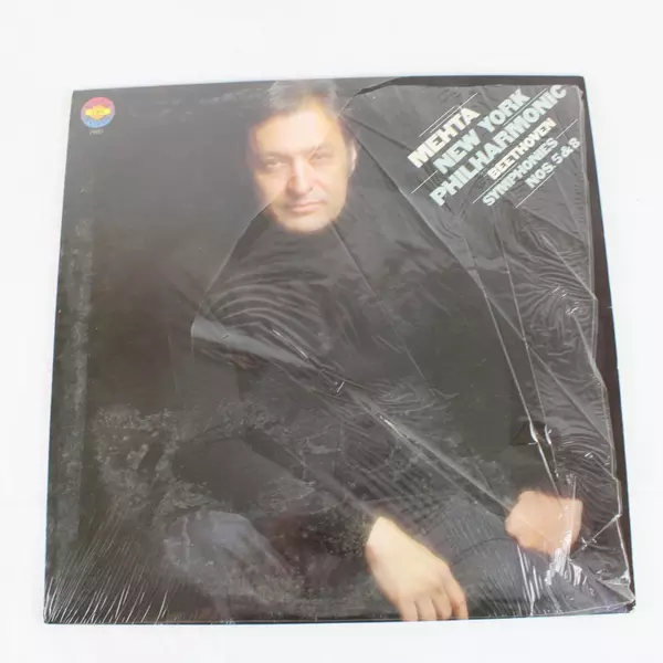 Zubin Mehta New York Philharmonic Beethoven Symphony No. 5 & 8 Vinyl LP